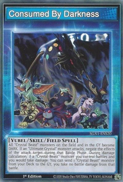 Consumed By Darkness Common SGX1-ENS20 Speed Duel GX Duel Academy Box Yugioh card