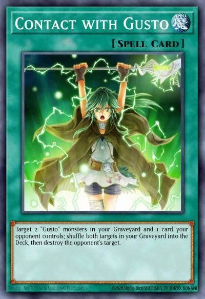 Contact with Gusto Duel Terminal Rare Parallel Rare DT05-EN092 Duel Terminal 5b Yugioh card