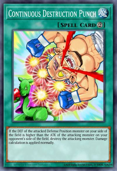 Continuous Destruction Punch Common DR1-EN140 Dark Revelation Volume 1 Yugioh card