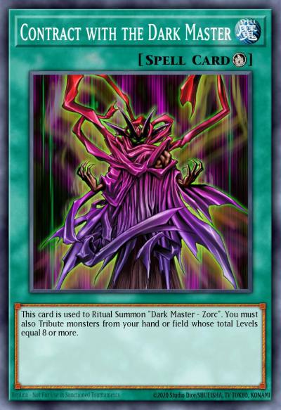 Contract with the Dark Master Common DCR-087 Dark Crisis Yugioh card