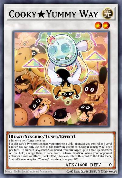 Cooky★Yummy Way Rare JUSH-EN020 Justice Hunters Yugioh card