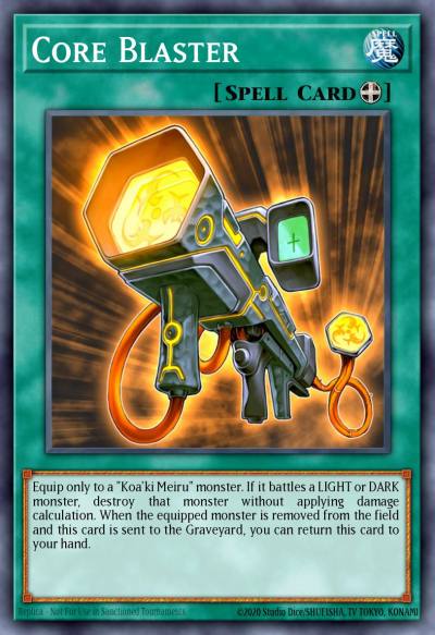 Core Blaster Common ANPR-EN053 Ancient Prophecy Yugioh card
