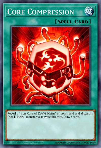 Core Compression Super Rare ANPR-EN052 Ancient Prophecy Yugioh card