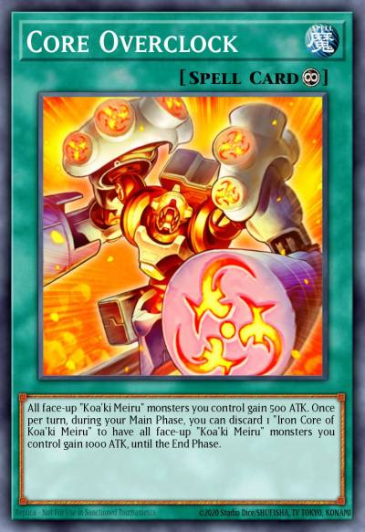 Core Overclock Super Rare TSHD-EN087 The Shining Darkness Yugioh card