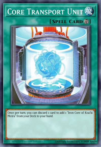 Core Transport Unit Secret Rare ABPF-EN089 Absolute Powerforce Yugioh card