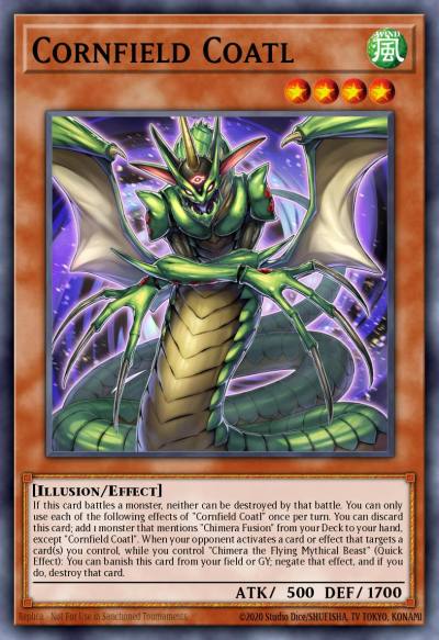 Cornfield Coatl Ultra Rare MP24-EN207 25th Anniversary Tin Dueling Mirrors Yugioh card