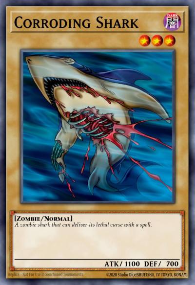 Corroding Shark Common TP1-020 Tournament Pack 1st Season Yugioh card