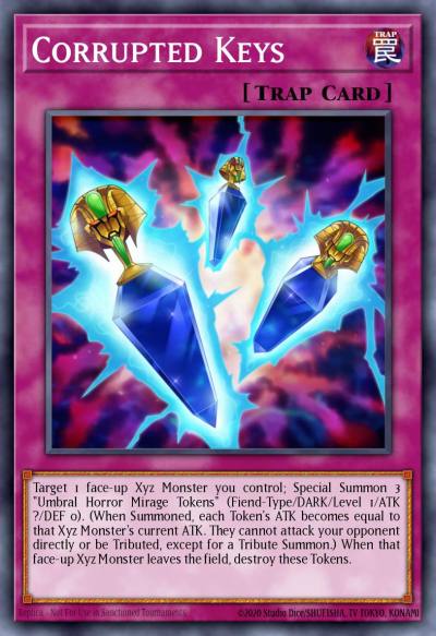 Corrupted Keys Rare JOTL-EN072 Judgment of the Light Yugioh card