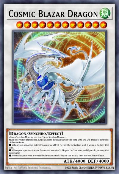 Cosmic Blazar Dragon Quarter Century Secret Rare MP24-EN029 25th Anniversary Tin Dueling Mirrors Yugioh card