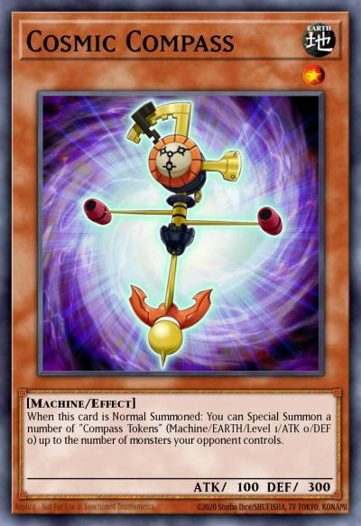 Cosmic Compass Common STOR-EN001 Storm of Ragnarok Yugioh card