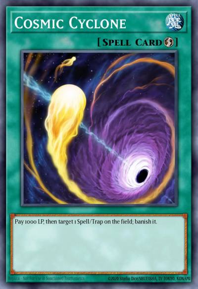 Cosmic Cyclone Secret Rare MP17-EN105 2017 Mega-Tin Mega Pack Yugioh card