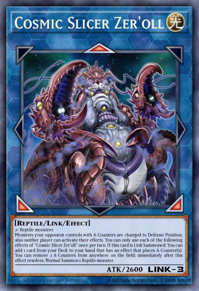 Cosmic Slicer Zeroll Common DAMA-EN047 Dawn of Majesty Yugioh card