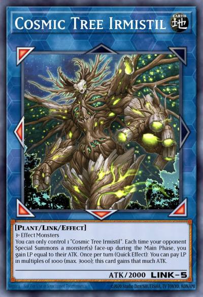 Cosmic Tree Irmistil Common INFO-EN051 The Infinite Forbidden Yugioh card