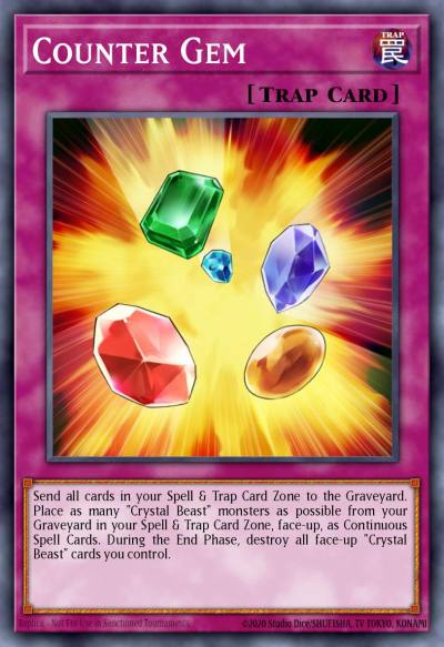 Counter Gem Ultra Rare DP07-EN024 Duelist Pack Jesse Anderson Yugioh card