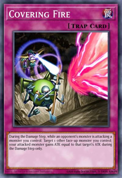 Covering Fire Rare DR3-EN120 Dark Revelation Volume 3 Yugioh card
