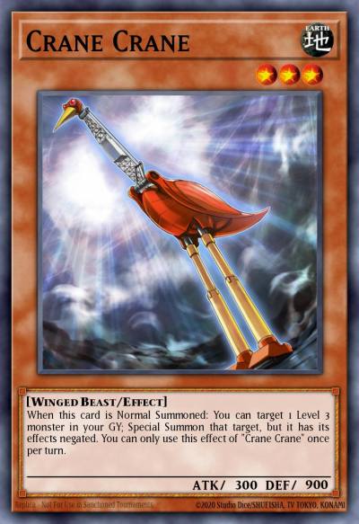 Crane Crane Common STAX-EN018 2-Player Starter Set Yugioh card