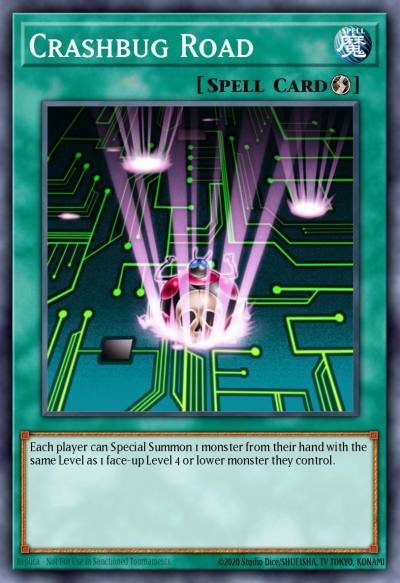 Crashbug Road Common GENF-EN050 Generation Force Yugioh card