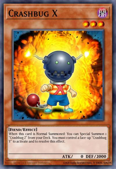 Crashbug X Common GENF-EN009 Generation Force Yugioh card