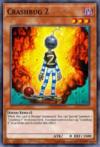 Crashbug Z Common GENF-EN011 Generation Force Yugioh card
