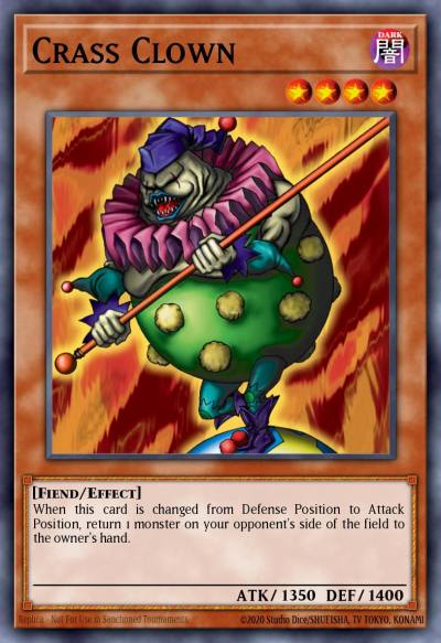 Crass Clown Common DB2-EN050 Dark Beginning 2 Yugioh card