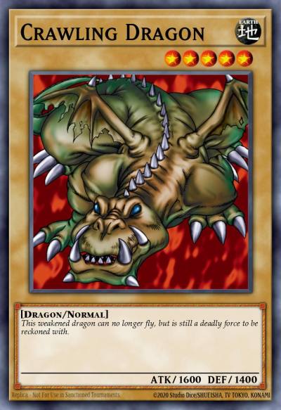 Crawling Dragon Common MRD-012 Metal Raiders Yugioh card