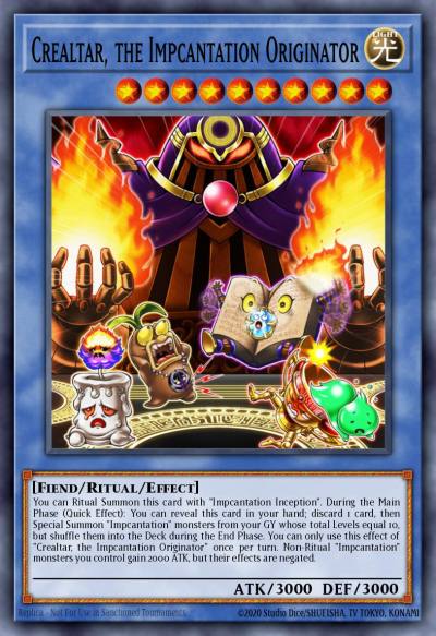 Crealtar the Impcantation Originator Common DANE-EN029 Dark Neostorm Yugioh card