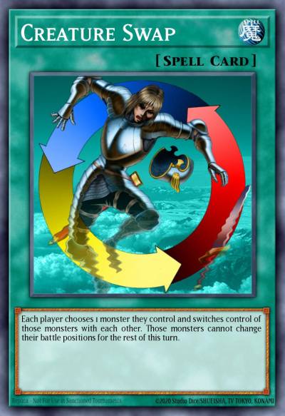 Creature Swap Common BP03-EN144 Battle Pack 3 Monster League Yugioh card