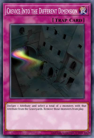 Crevice Into the Different Dimension Common TSHD-EN078 The Shining Darkness Yugioh card