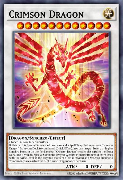 Crimson Dragon Prismatic Secret Rare MP24-EN097 25th Anniversary Tin Dueling Mirrors Yugioh card