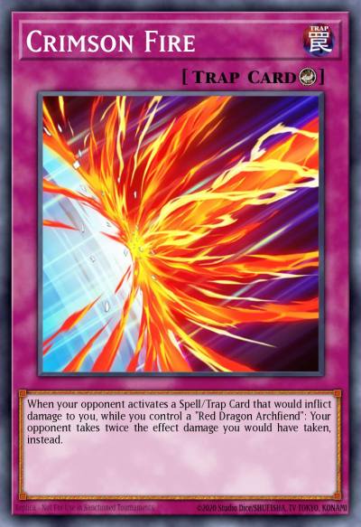 Crimson Fire Rare LC5D-EN080 Legendary Collection 5Ds Mega Pack Yugioh card