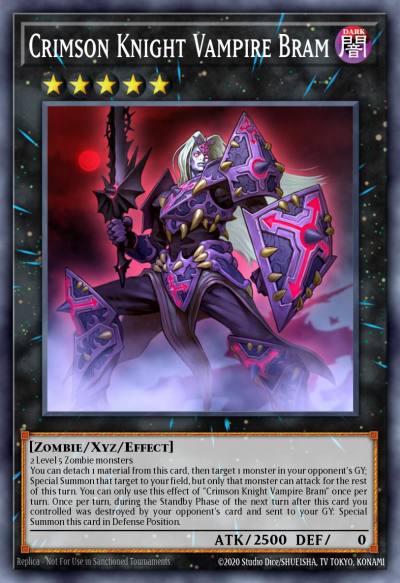 Crimson Knight Vampire Bram Ultra Rare MP14-EN164 2014 Mega-Tin Mega Pack Yugioh card