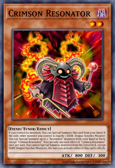 Crimson Resonator Common MP21-EN053 2021 Tin of Ancient Battles Yugioh card