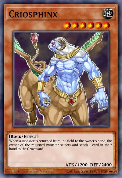 Criosphinx Rare DR3-EN193 Dark Revelation Volume 3 Yugioh card