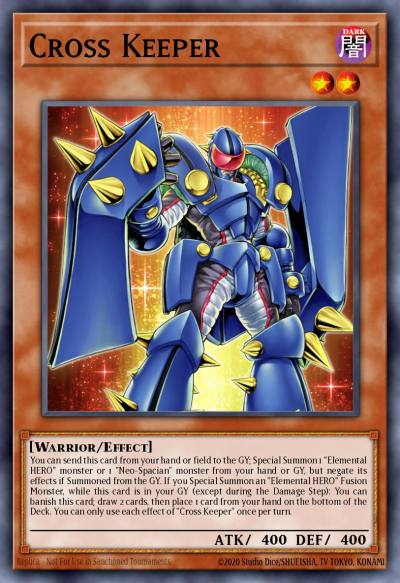 Cross Keeper Common MP23-EN118 25th Anniversary Tin Dueling Heroes Mega Pack Yugioh card