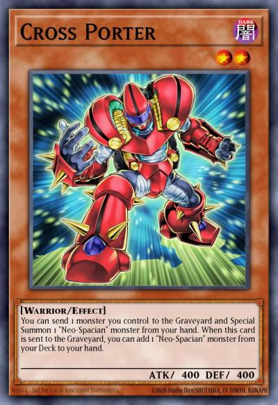 Cross Porter Common LODT-EN002 Light of Destruction Yugioh card