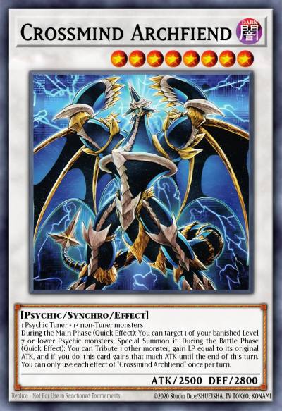 Crossmind Archfiend Common DUAD-EN039 Duelists Advance Yugioh card