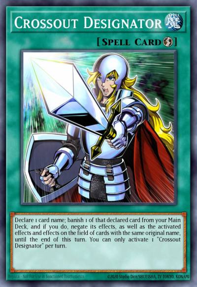 Crossout Designator Ultra Rare MP21-EN258 2021 Tin of Ancient Battles Yugioh card