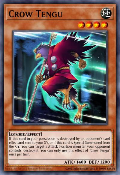 Crow Tengu Common DIFO-EN094 Dimension Force Yugioh card