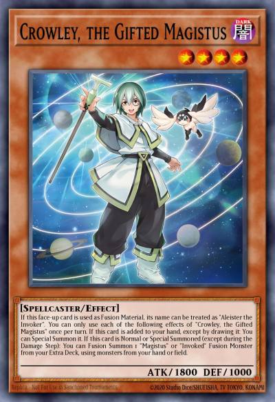 Crowley the Gifted Magistus Secret Rare BLMM-EN044 Battles of Legend Monster Mayhem Yugioh card