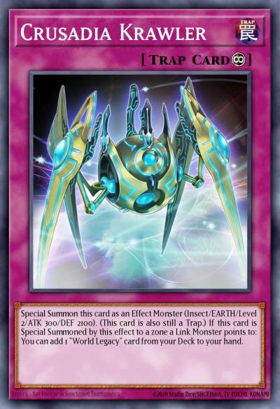 Crusadia Krawler Common MP19-EN209 2019 Gold Sarcophagus Tin Mega Pack Yugioh card