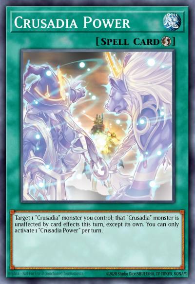 Crusadia Power Common MP19-EN117 2019 Gold Sarcophagus Tin Mega Pack Yugioh card