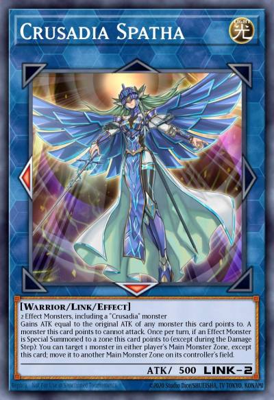 Crusadia Spatha Common MP19-EN189 2019 Gold Sarcophagus Tin Mega Pack Yugioh card