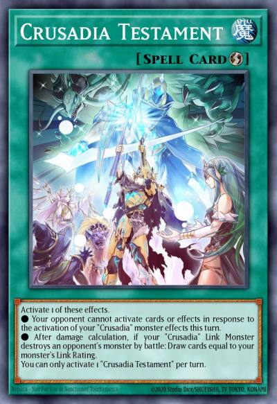 Crusadia Testament Rare MP20-EN078 2020 Tin of Lost Memories Mega Pack Yugioh card