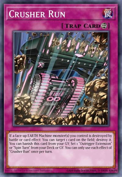 Crusher Run Common MP20-EN195 2020 Tin of Lost Memories Mega Pack Yugioh card