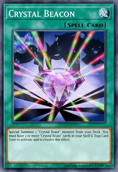 Crystal Beacon Common DP07-EN013 Duelist Pack Jesse Anderson Yugioh card