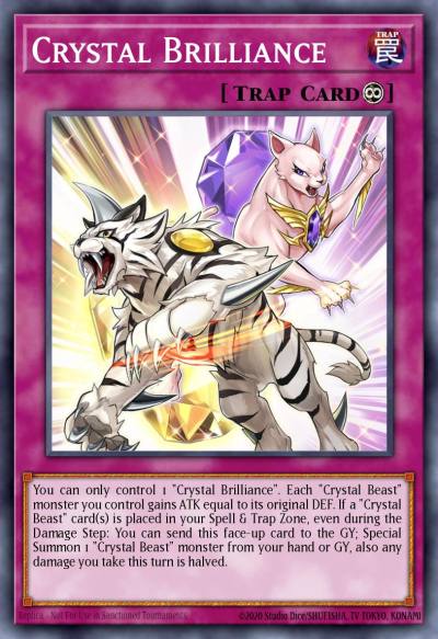 Crystal Brilliance Common SDCB-EN034 Structure Deck Legend of the Crystal Beasts Yugioh card
