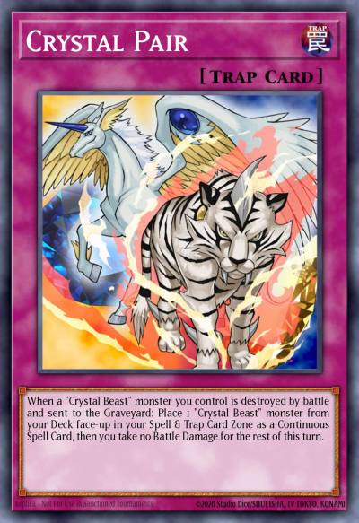 Crystal Pair Rare DP07-EN025 Duelist Pack Jesse Anderson Yugioh card