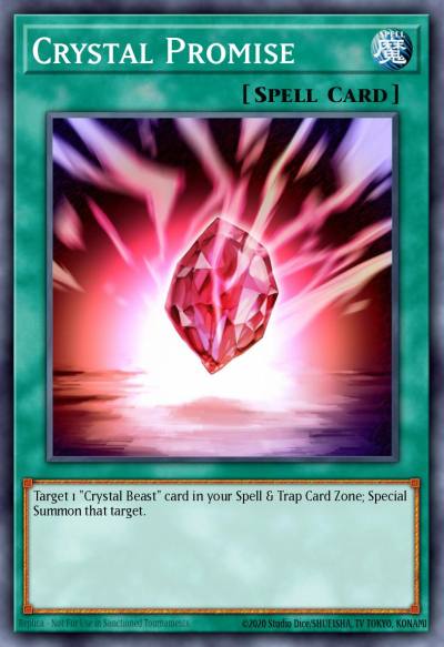 Crystal Promise Common DP07-EN016 Duelist Pack Jesse Anderson Yugioh card