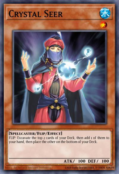 Crystal Seer Common SGX1-ENF09 Speed Duel GX Duel Academy Box Yugioh card