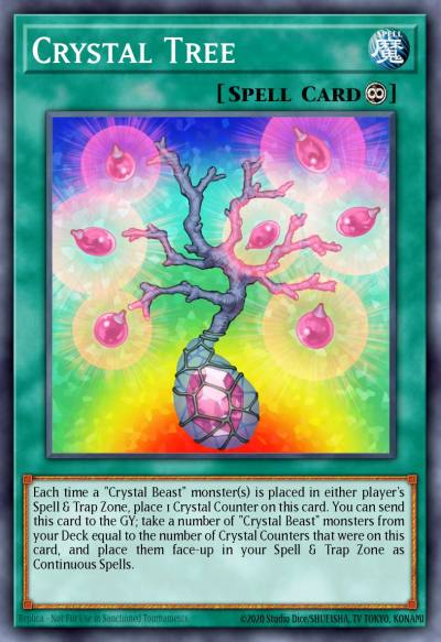 Crystal Tree Super Rare DP07-EN020 Duelist Pack Jesse Anderson Yugioh card
